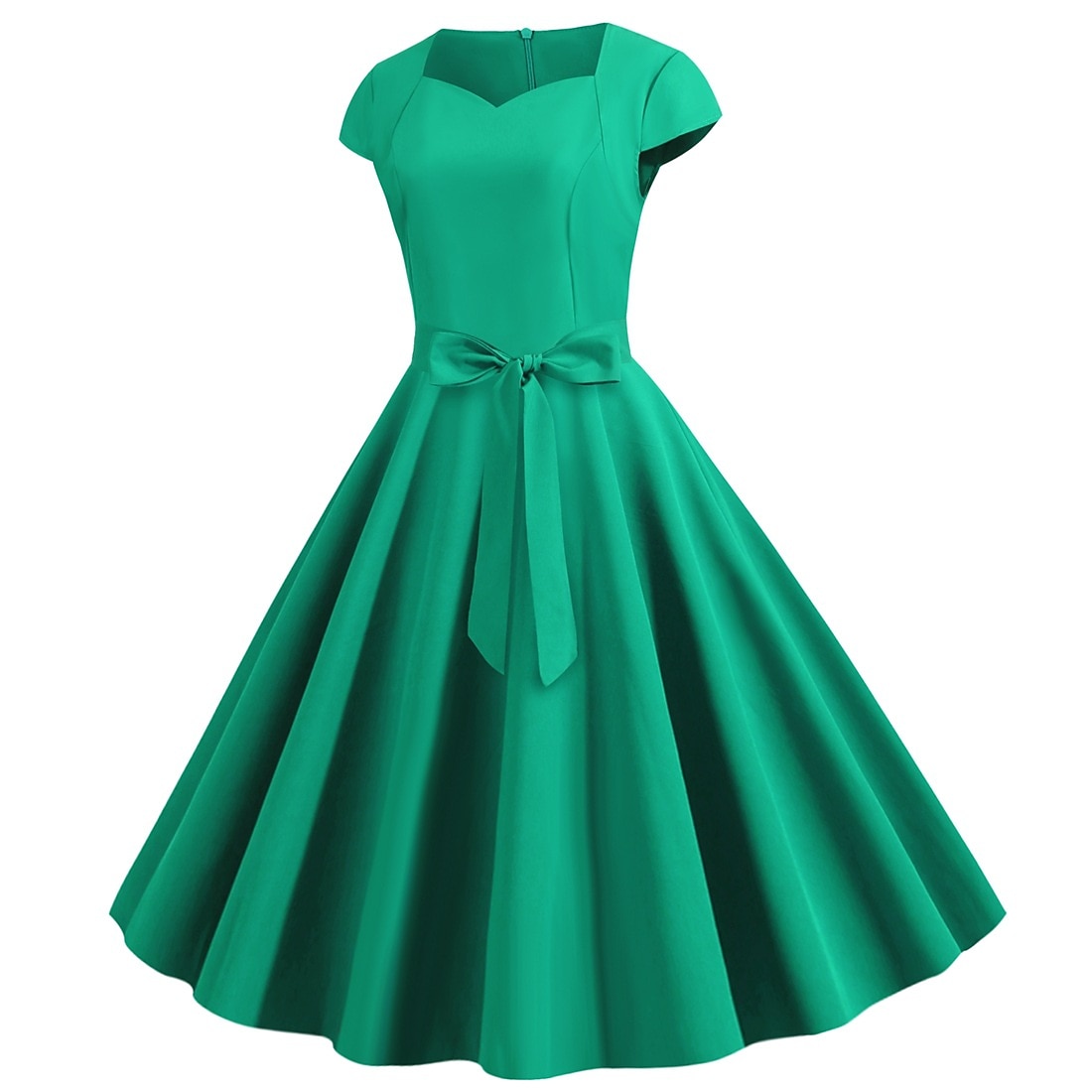 Retro Vintage 1950s Vacation Dress Flapper Dress Swing Dress Christmas Party Dress Audrey Hepburn Women's Cosplay Costume Masquerade Casual Daily Dress Attire Christmas Party 2026 - $29.99 –P12