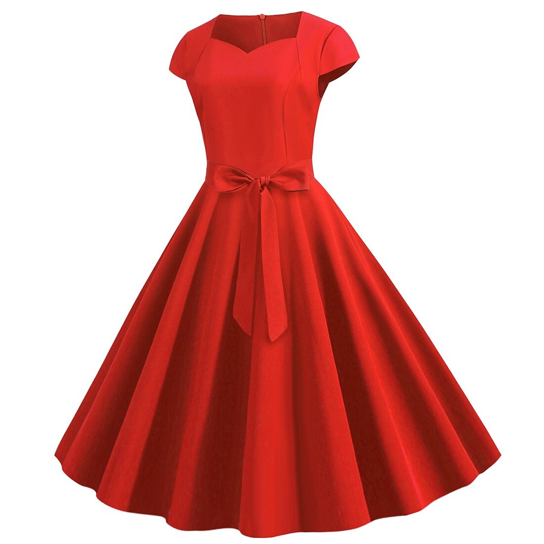Retro Vintage 1950s Vacation Dress Flapper Dress Swing Dress Christmas Party Dress Audrey Hepburn Women's Cosplay Costume Masquerade Casual Daily Dress Attire Christmas Party 2026 - $29.99 –P3