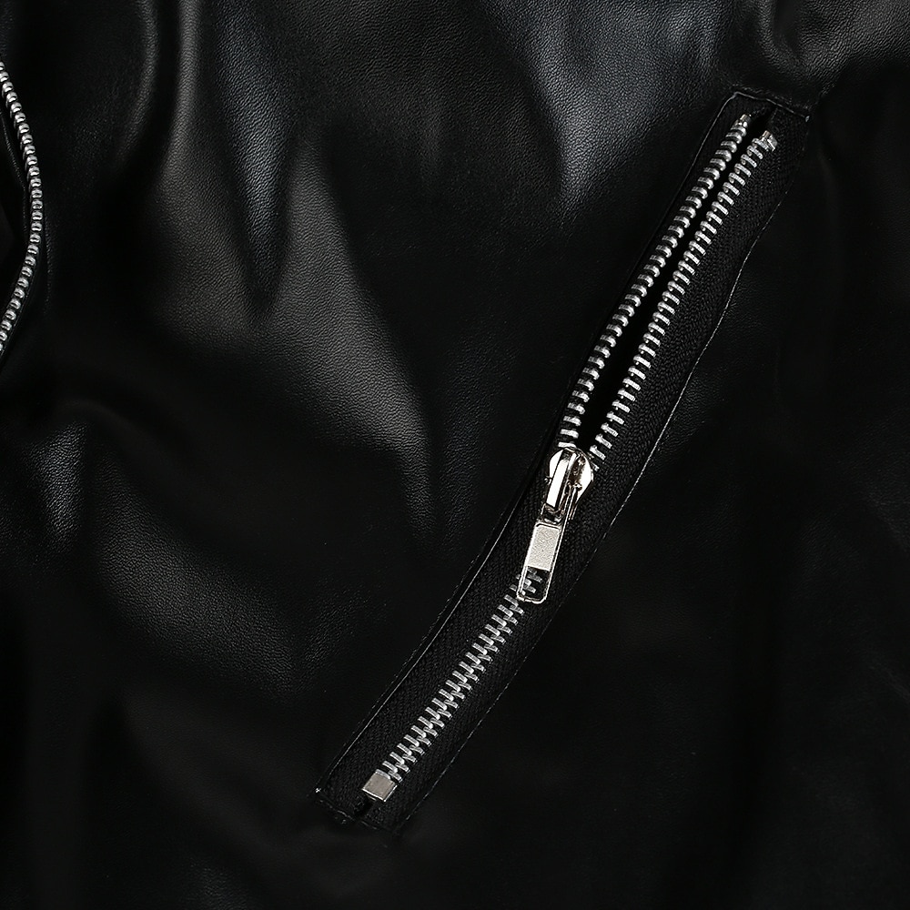 Per uomo Giubbotto Giacca di pelle sintetica Giacca da motociclista Giacca da moto Attività commerciale Giornaliero Tenere al caldo Antivento Tasche Autunno Tinta unica Streetwear Lavoro Collo del 2026 a $57.99 –P15