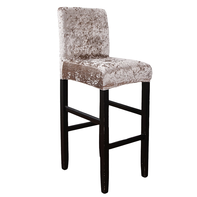 Velvet Bar Stool Covers Stretch, Burgundy Soft Non Slip Height Stool Covers with Elastic Bottom Removable Washable High Seat Chair Protectors for Dining Room Kitchen Barstool 2025 - $12.49 –P9