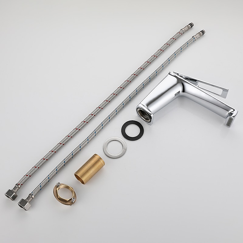 ברז אמבטיה בית חווה ידית אחת כיור כיור כיור ברז כרום/שחור/אפור/זהב זמין 2025 - $145.99 –P2