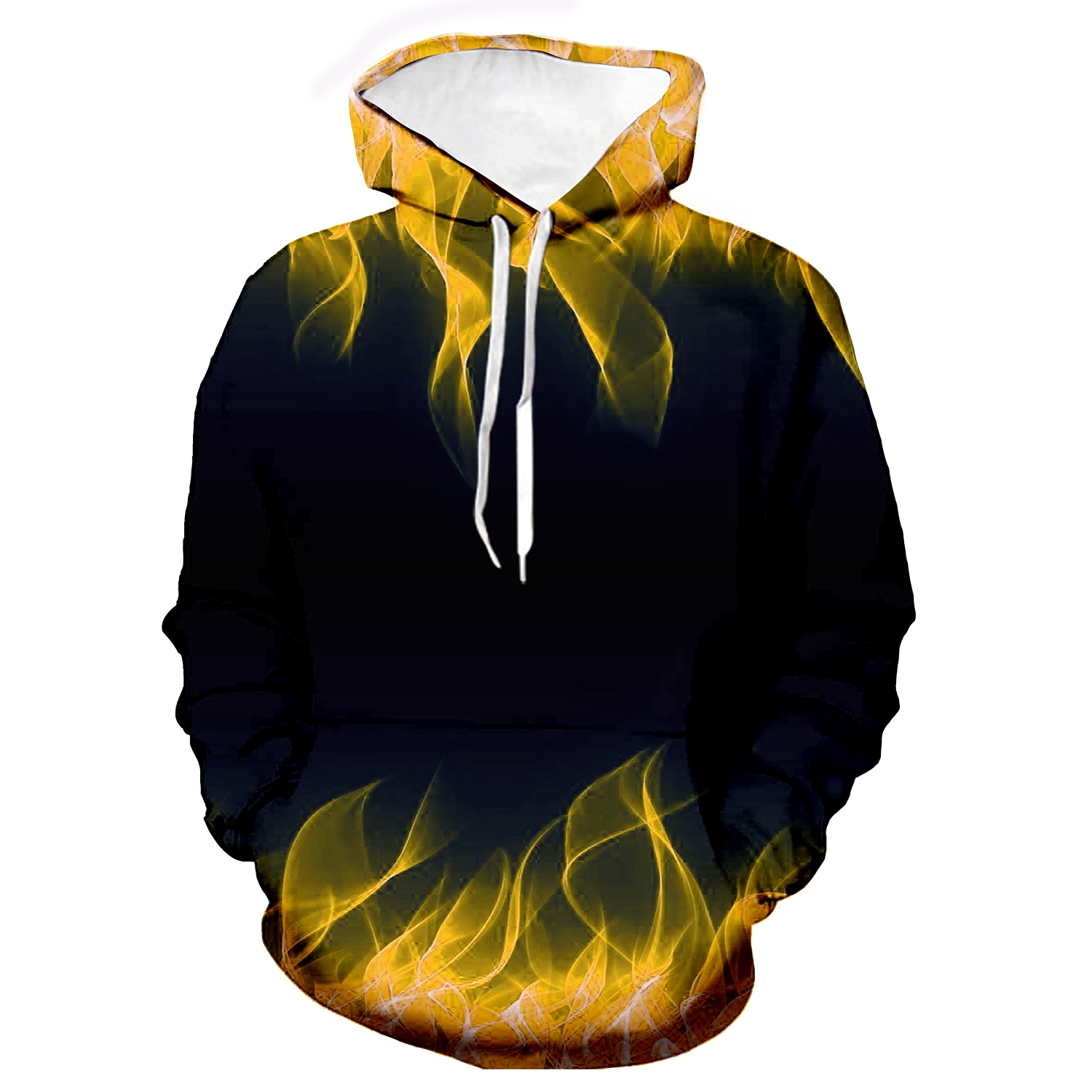 Homme Graphic Flamme Sweat à capuche Sweats à Capuche Sweat-shirt Sweat à capuche manche longue Sweat à capuche Vacances 3D effet Casual Noir Jaune Designer de 2025 ? $29.99 –P2