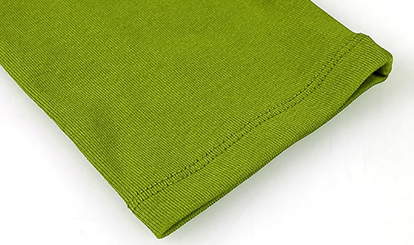 Спортивная одежда Кофты Чистый цвет Жен. Выступление Учебный Рукав до локтя Завышенная талия Смесь хлопка 2026 - $21.99 –P1