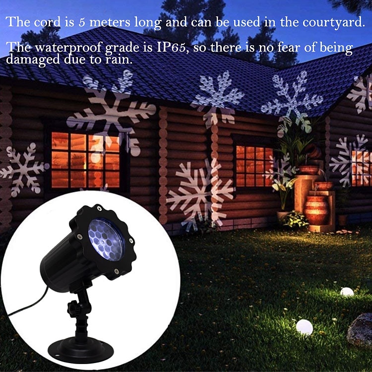 Christmas Light Snowflake Projection Lamp Christmas Decoration Lamp Can Be Remotely Plugged In 2025 - $40.99 –P4