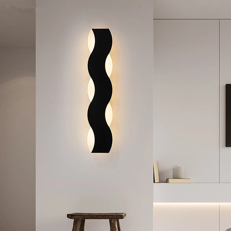 Lightinthebox LED-Wandleuchten, kreative LED, moderne LED-Wandlampen, Wohnzimmer, Schlafzimmer, Eisen-Wandleuchte, 220–240 V, 12/19 W 2025 - $56.99 –P6