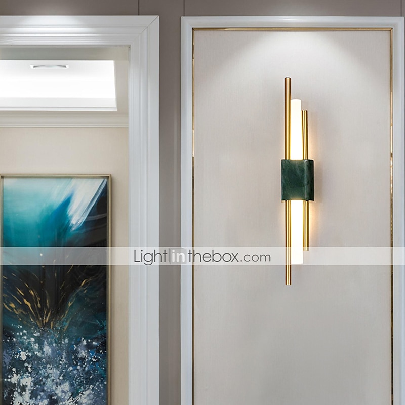 lightinthebox 1-luz 50cm luzes de parede led lâmpadas de parede clássicas de estilo nórdico design de linha sala de estar quarto luz de parede tradicional de liga de alumínio 110-120v 220-240v 5 w de 2025 por $104.99 –P20