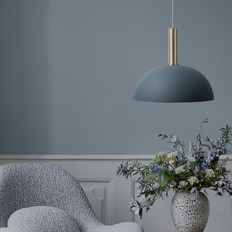 ledet pendellampe 35 cm enkelt design pendellampe metallmalte utførelser led nordic style 110-240 v 2025 - $229.99 –P5