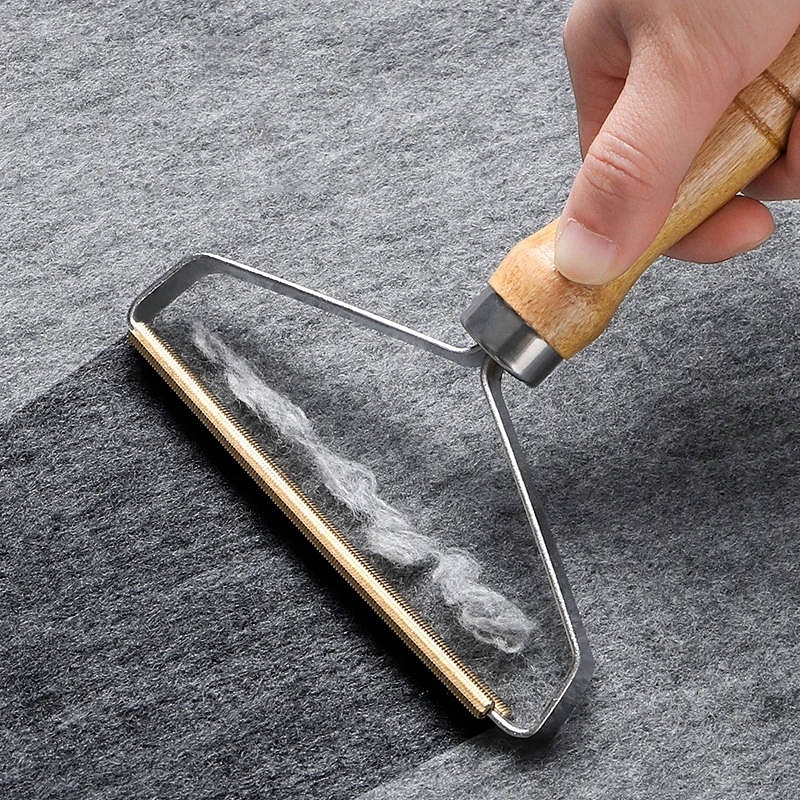 Portable Manual Hair Removal Agent Carpet Wool Coat Clothes Shaver Brush Tool Depilatory Ball Knitting Plush Double-sided Razor 2025 - $6.99 –P3