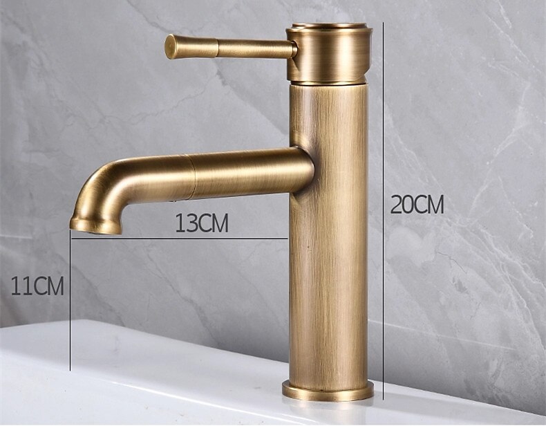 Bathroom Sink Faucet - Pull Out Oil-Rubbed Bronze / Antique Brass Centerset Single Handle One Holebath Taps 2025 - $113.99 –P3