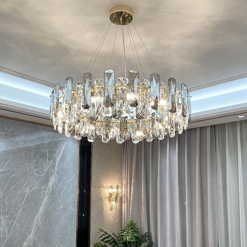 LED Pendant Lights 60 cm Pendant Lantern Design Chandelier Stainless Steel Electroplated Modern 110-240V 2025 - $1256.79 –P1