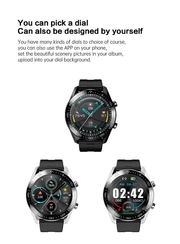 Keshuyou I12 Smartwatch | full touch – round – Synkrosoft