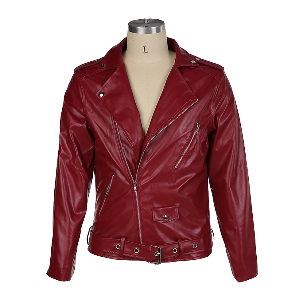 Per uomo Giubbotto Giacca di pelle sintetica Giacca da motociclista Giacca da moto Attività commerciale Giornaliero Tenere al caldo Antivento Tasche Autunno Tinta unica Streetwear Lavoro Collo del 2026 a $57.99 –P18