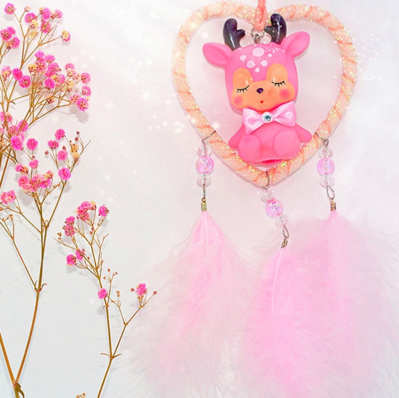 бохо ловец снов подарок ручной работы настенный декор искусство орнамент ремесло сердце единорог перо для детей спальня свадьба фестиваль 2025 - $14.49 –P3