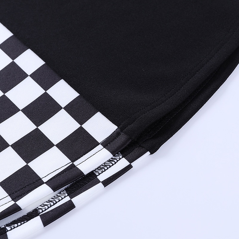 Vintage Punk & Gothic Masquerade Normal Goth Girl Plaid Checkered Fancy Dress Women's Event / Party Adults' Skirts Summer Spring 2026 - GBP £16 –P15
