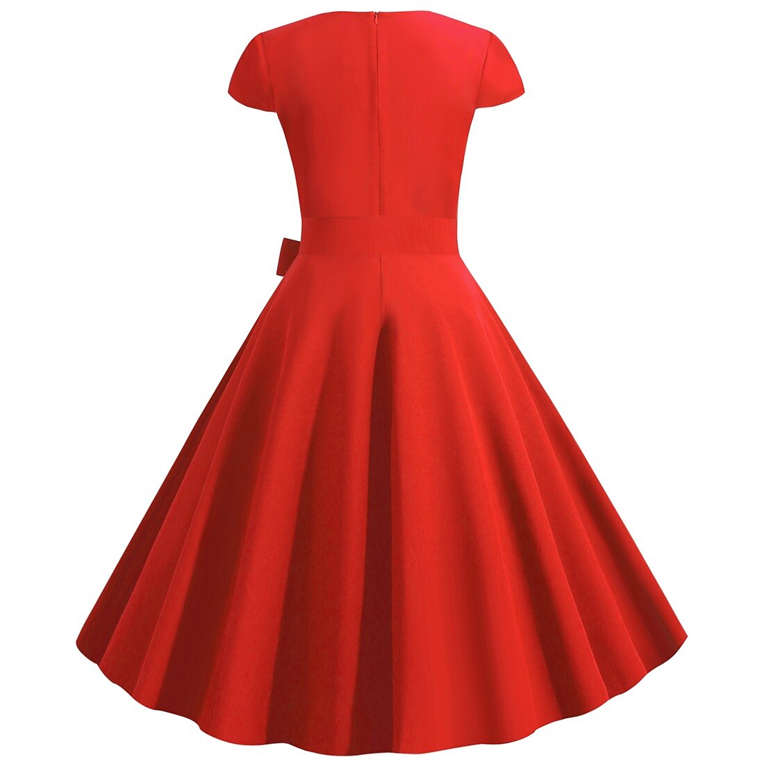 Retro Vintage 1950s Vacation Dress Flapper Dress Swing Dress Christmas Party Dress Audrey Hepburn Women's Cosplay Costume Masquerade Casual Daily Dress Attire Christmas Party 2026 - $29.99 –P4