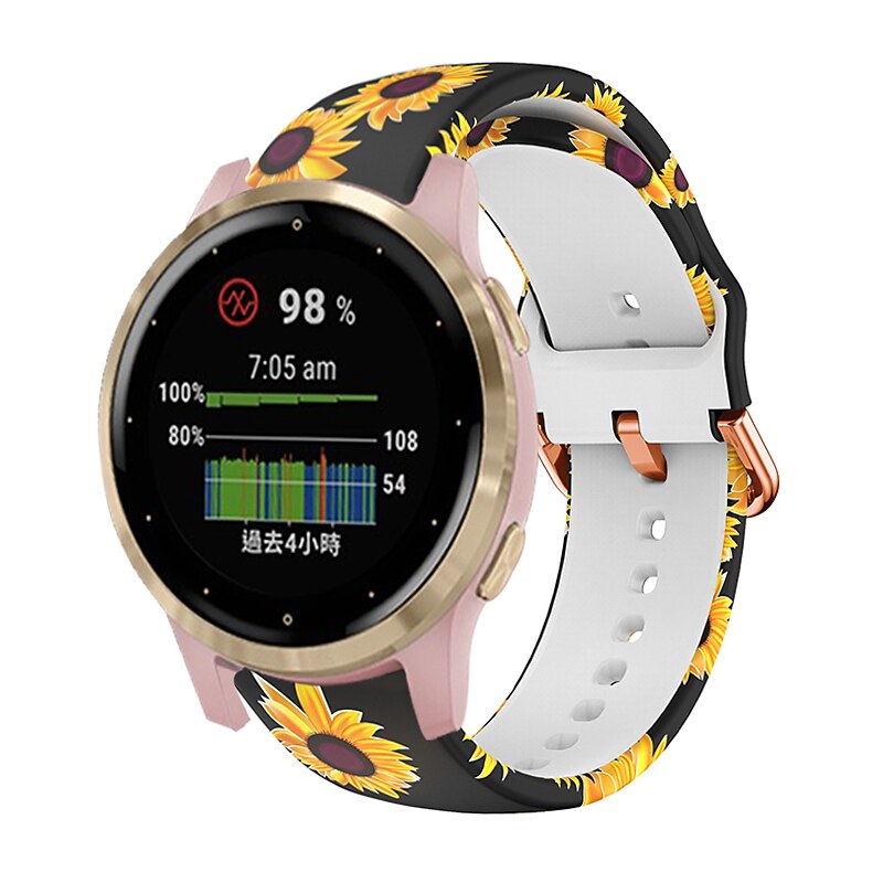 2025年 時計バンド のために ガーミン Forerunner 265S 255S Venu 3S 2S Vivoactive 4S 3S 2S Vivomove 3S 18mm シリコーン 置換 ストラップ 18mm スポーツバンド リストバンド  コレクション – $10.99 –P9