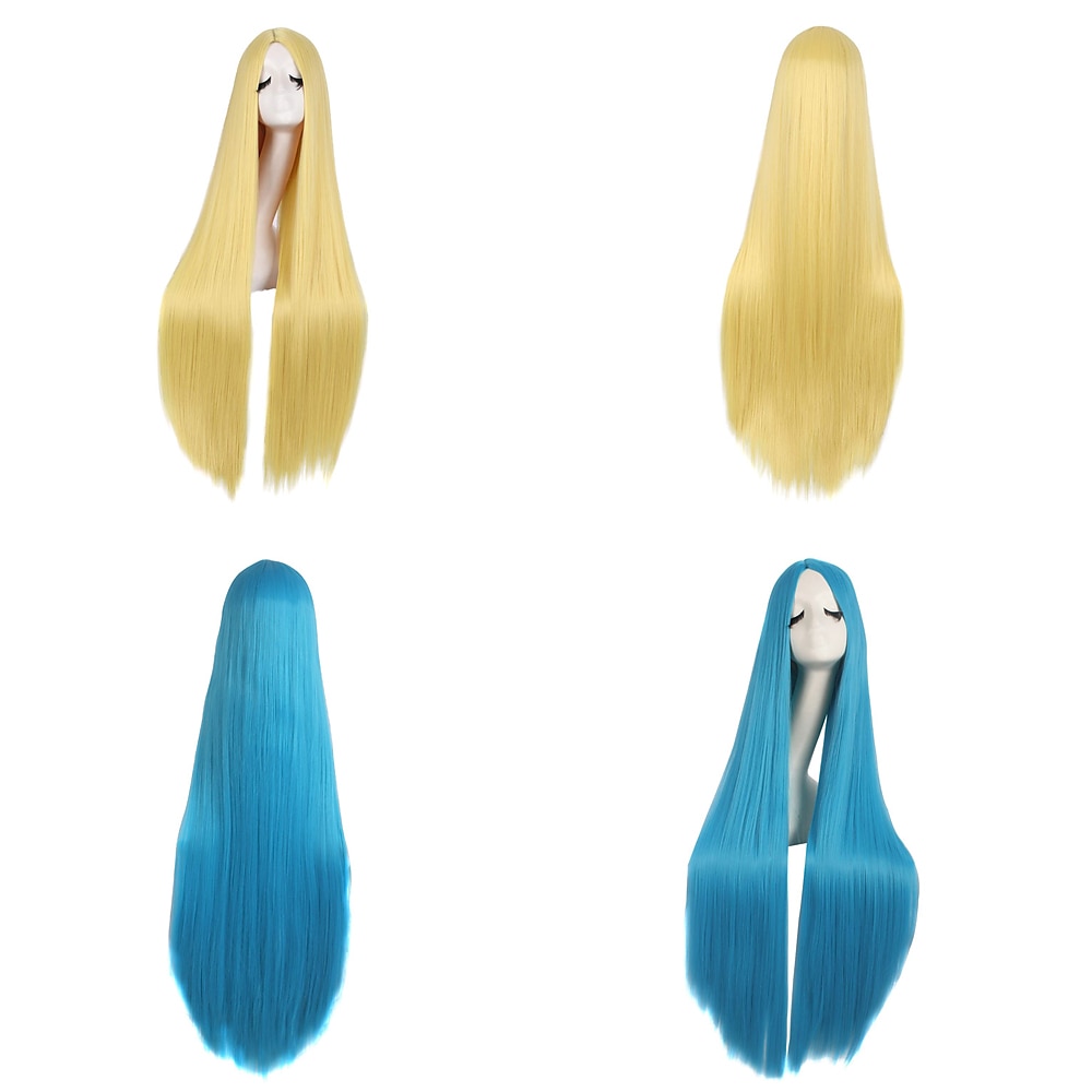 Black Wigs for Women The Addams Family Wig Long Black Wig Cosplay Wig Synthetic Wig Cosplay Wig Long Azure Light Brown Lake Blue Blonde Pink Synthetic Hair 34 Inch Women'S Halloween Wigs 2025 - $20.99 –P3