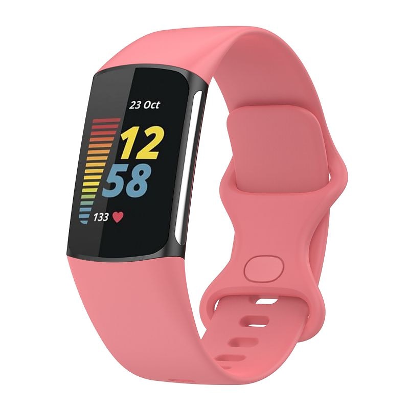2025年 時計バンド のために Fitbit Charge 5 シリコーン 置換 ストラップ ソフト 高通気性 リストバンド  コレクション – $11.99 –P14