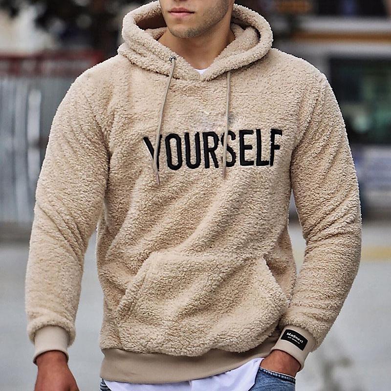 Fuzzy best sale mens hoodie