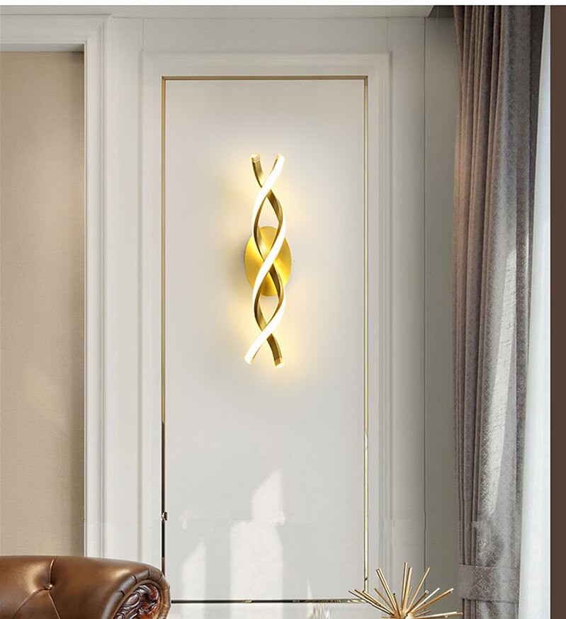 Lightinthebox Wall Light LED Bedroom Bedside Lamp Aluminum Creative Modern Simple Design Hotel Background Wall Staircase Personalized Aisle Lamp 2025 - $141.99 –P5