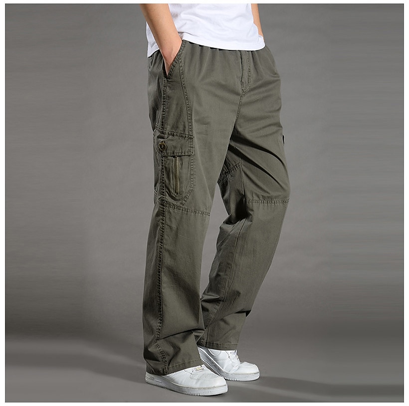 Per uomo Pantaloni da escursionismo Pantaloni da Lavoro Pantaloni cargo da escursionismo Estate Primavera Esterno Ripstop Delicato sulla Pelle Asciugatura Rapida Multi tasche Pantaloni Nero Verde del 2025 a $29.99 –P8