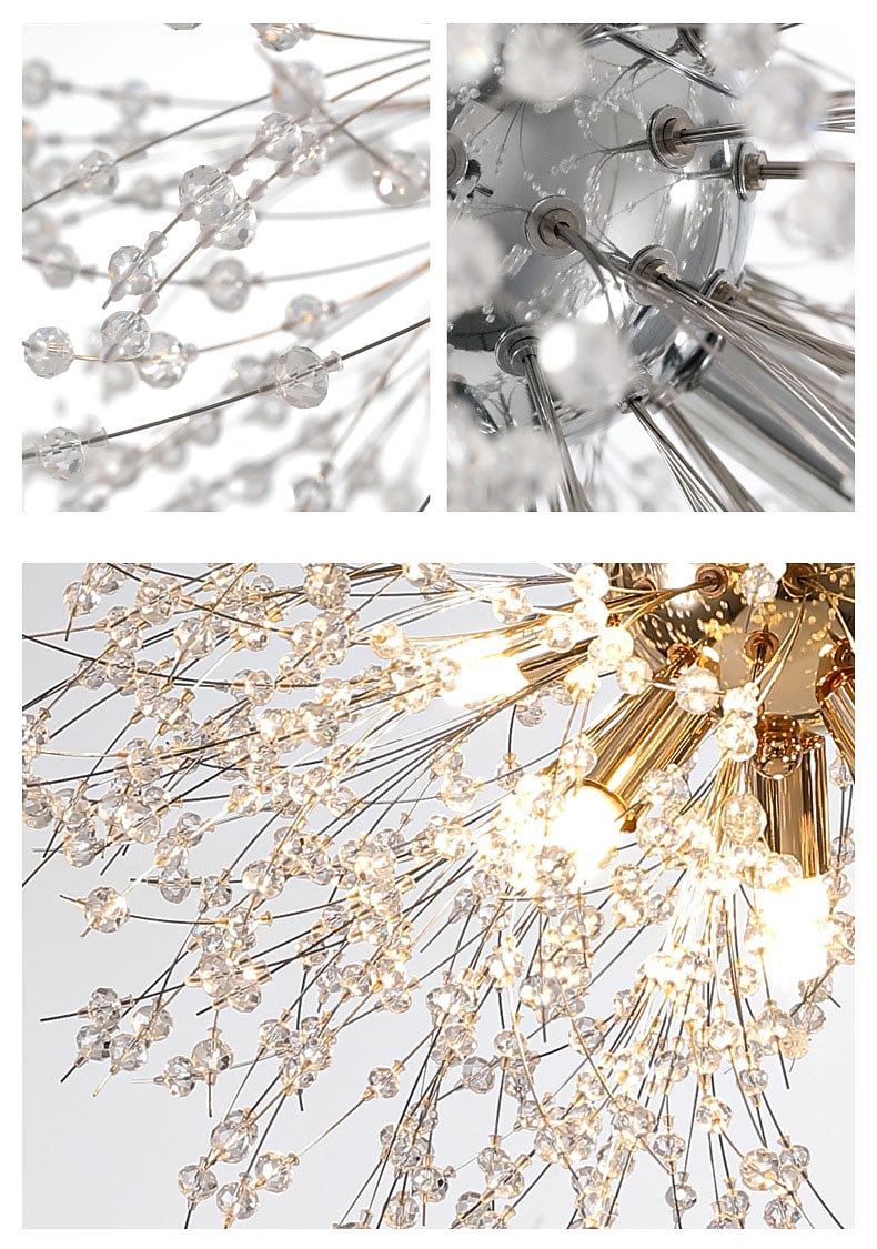 40/50/55/60 εκ. led μενταγιόν φωτιστικό σπούτνικ σχέδιο υδρόγειο μεταλλικό μοντέρνο στυλ υδρόγειο floral στυλ επιμεταλλωμένο καλλιτεχνικό μοντέρνο 220-240v 2026 - $250.59 –P13