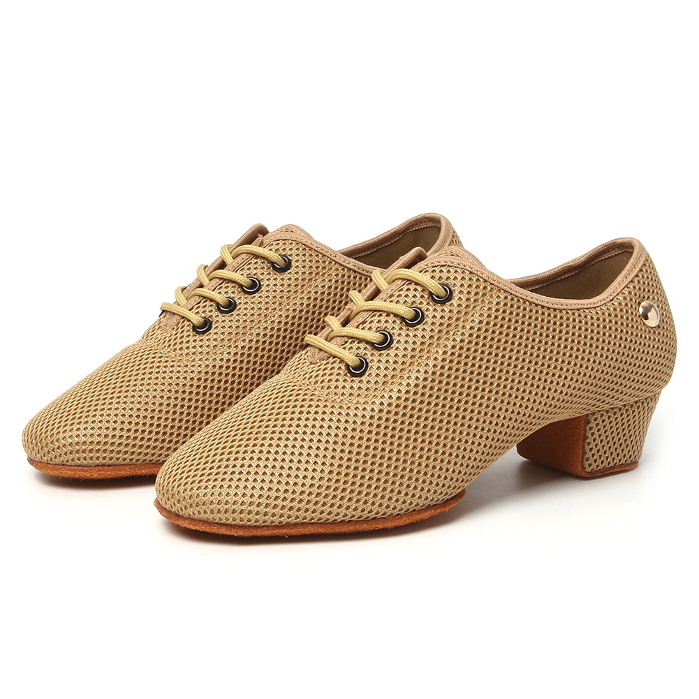 Mulheres Sapatos de Dança Latina Praticar tênis de dança para treinar Treino Espetáculo Sandálias com cadarço Sandálias com tiras Oxford Parte inferior de dois pontos Salto Grosso Dedo Fechado Adulto de 2025 por $46.99 –P12