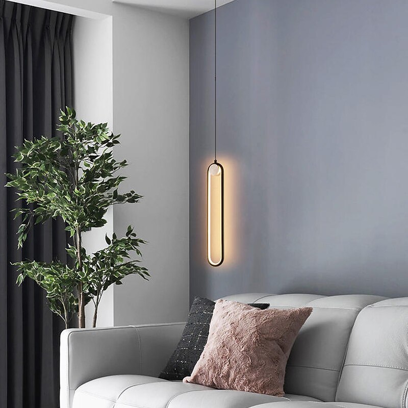 8,3 cm lumina pandantiv cu design unic, finisaj vopsit din aliaj de aluminiu condus stil nordic 220-240v 2025 - $140.99 –P4
