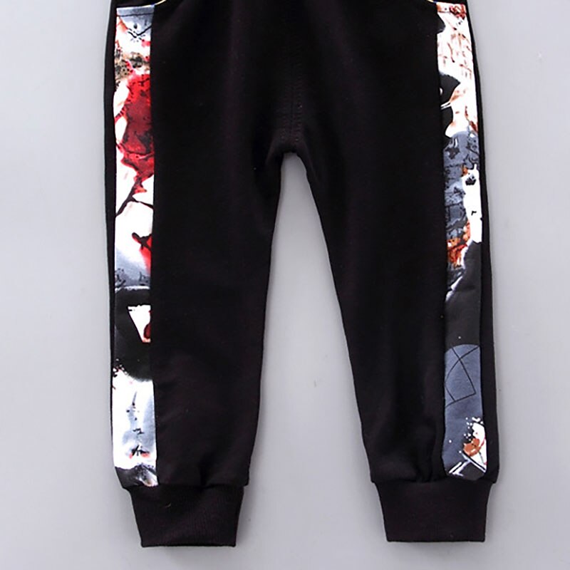 Jongens 3D Afdrukken Sweatshirt- en joggingbroekset Jas & Broek Lange mouw Herfst Winter Stoer Casual Street Style Polyester Kinderen 1-5 jaar School Vakantie Straat Normale pasvorm 2025 - $24.99 –P5
