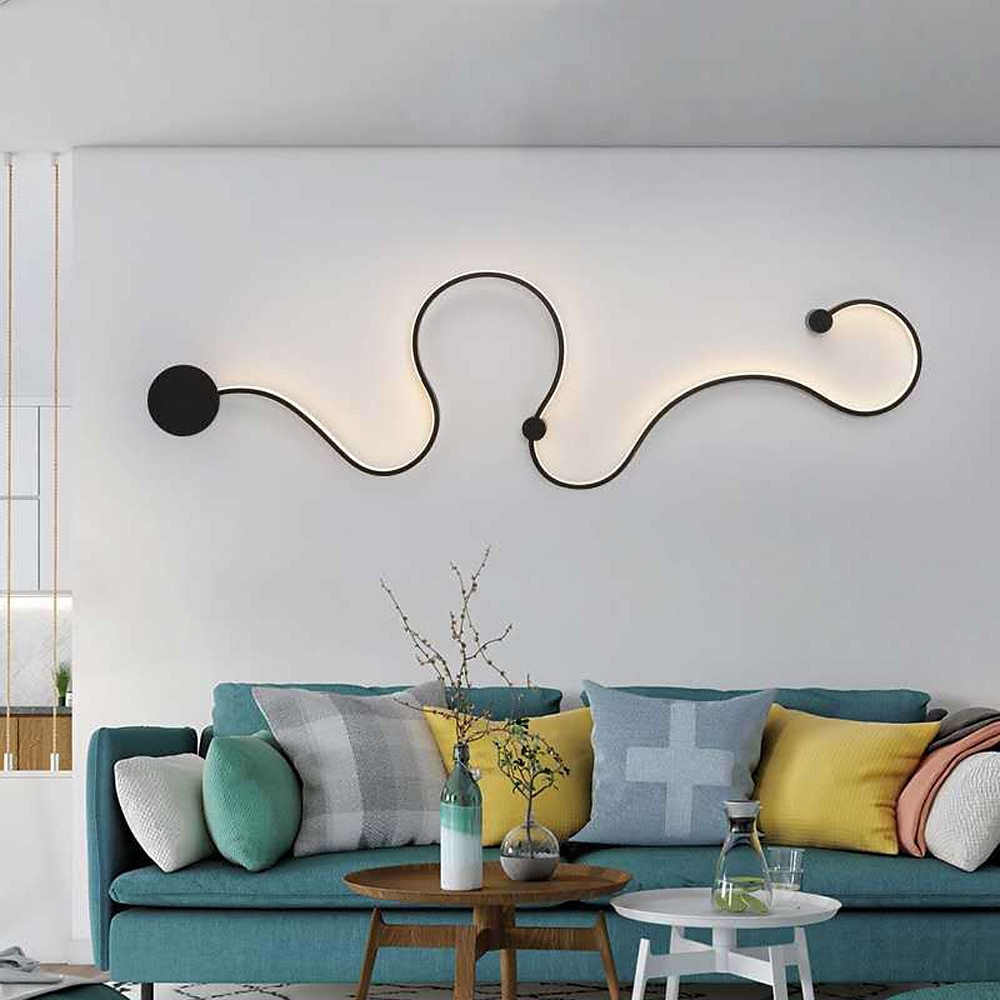 Lightinthebox oogbescherming moderne led wandlampen diy combinatie woonkamer kantoor aluminium wandlamp ip44 30/33/42 w 2025 - $222.11 –P7