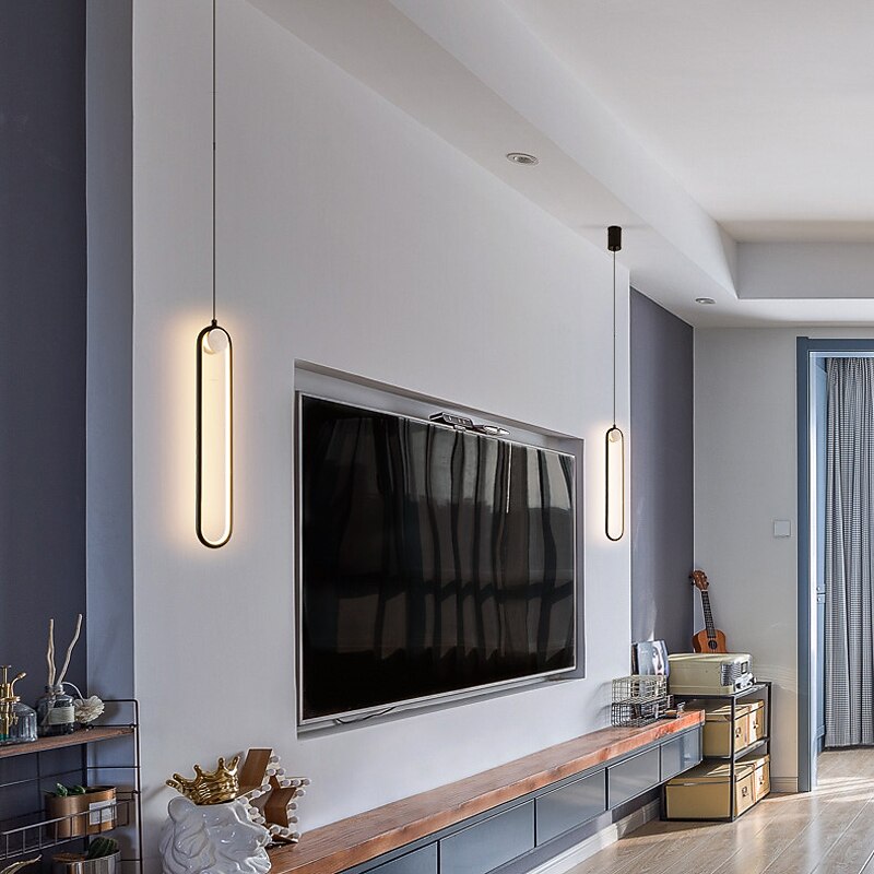 8,3 cm lumina pandantiv cu design unic, finisaj vopsit din aliaj de aluminiu condus stil nordic 220-240v 2025 - $140.99 –P2
