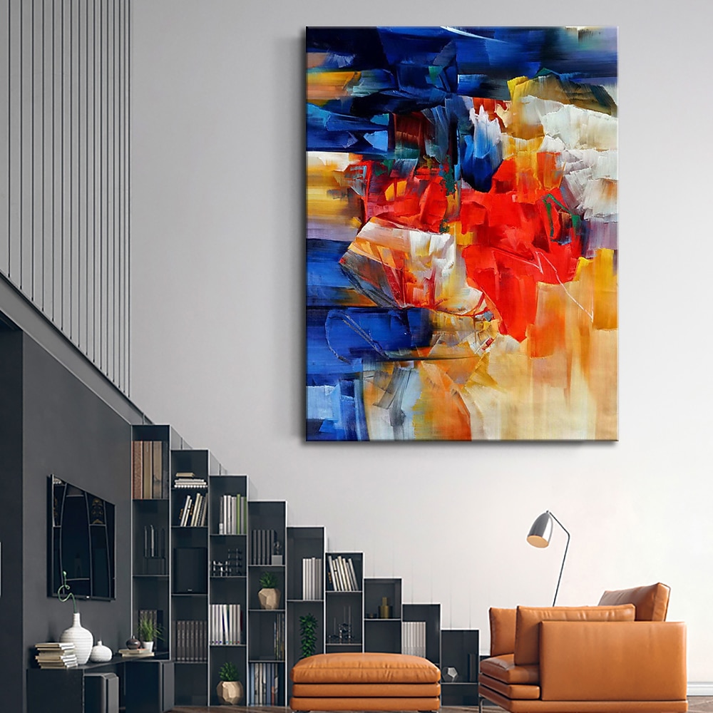 Oil Painting 100% Handmade Hand Painted Wall Art On Canvas Modern Abstract Brilliant Colors Home Decoration Decor Rolled Canvas No Frame Unstretched 2025 - $73.99 –P6