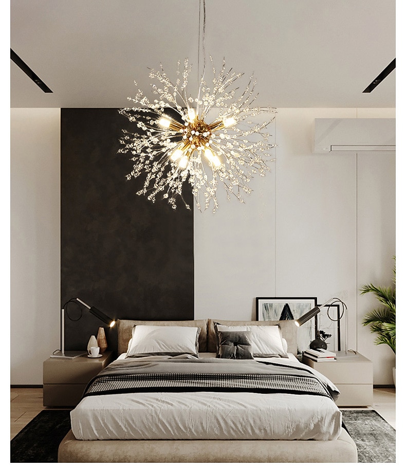 40/50/55/60 εκ. led μενταγιόν φωτιστικό σπούτνικ σχέδιο υδρόγειο μεταλλικό μοντέρνο στυλ υδρόγειο floral στυλ επιμεταλλωμένο καλλιτεχνικό μοντέρνο 220-240v 2026 - $250.59 –P2