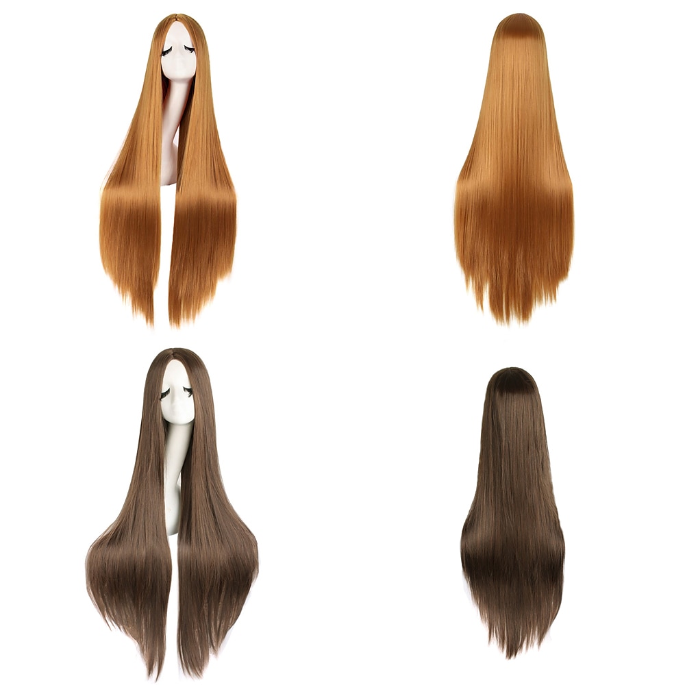 Black Wigs for Women The Addams Family Wig Long Black Wig Cosplay Wig Synthetic Wig Cosplay Wig Long Azure Light Brown Lake Blue Blonde Pink Synthetic Hair 34 Inch Women'S Halloween Wigs 2025 - $20.99 –P7