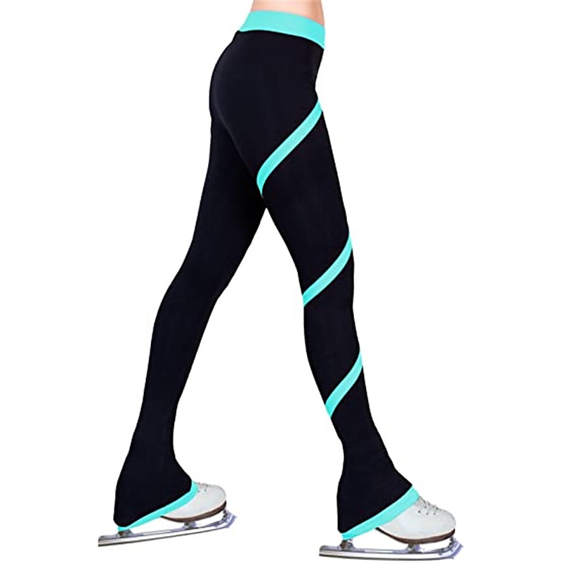 Pantalons de Patinage Artistique Femme Fille Patinage Collants Legging Rose foncé Blanche Rose Polaire Spandex Haute élasticité Entraînement Compétition Tenue de Patinage Chaud Patinage sur glace de 2025 ? $41.99 –P10