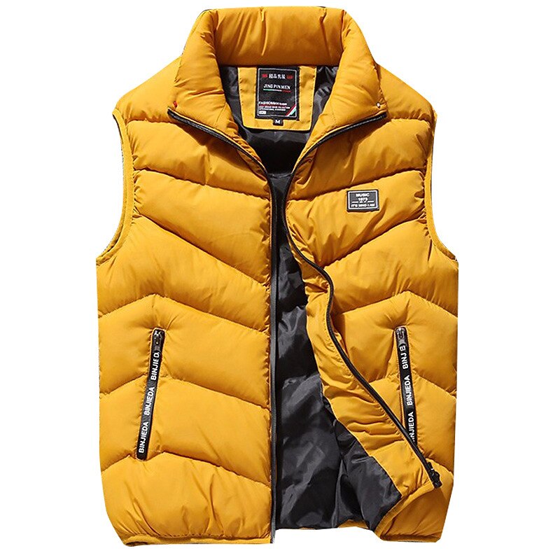 Herren Puffer Weste Weste Steppweste Strickjacke Outdoor Strasse Täglich Ausgehen Strassenmode Sport Herbst Winter Tasche Full Zip Polyester warm halten Atmungsaktiv Feste Farbe Reisverschluss 2025 - $31.99 –P3