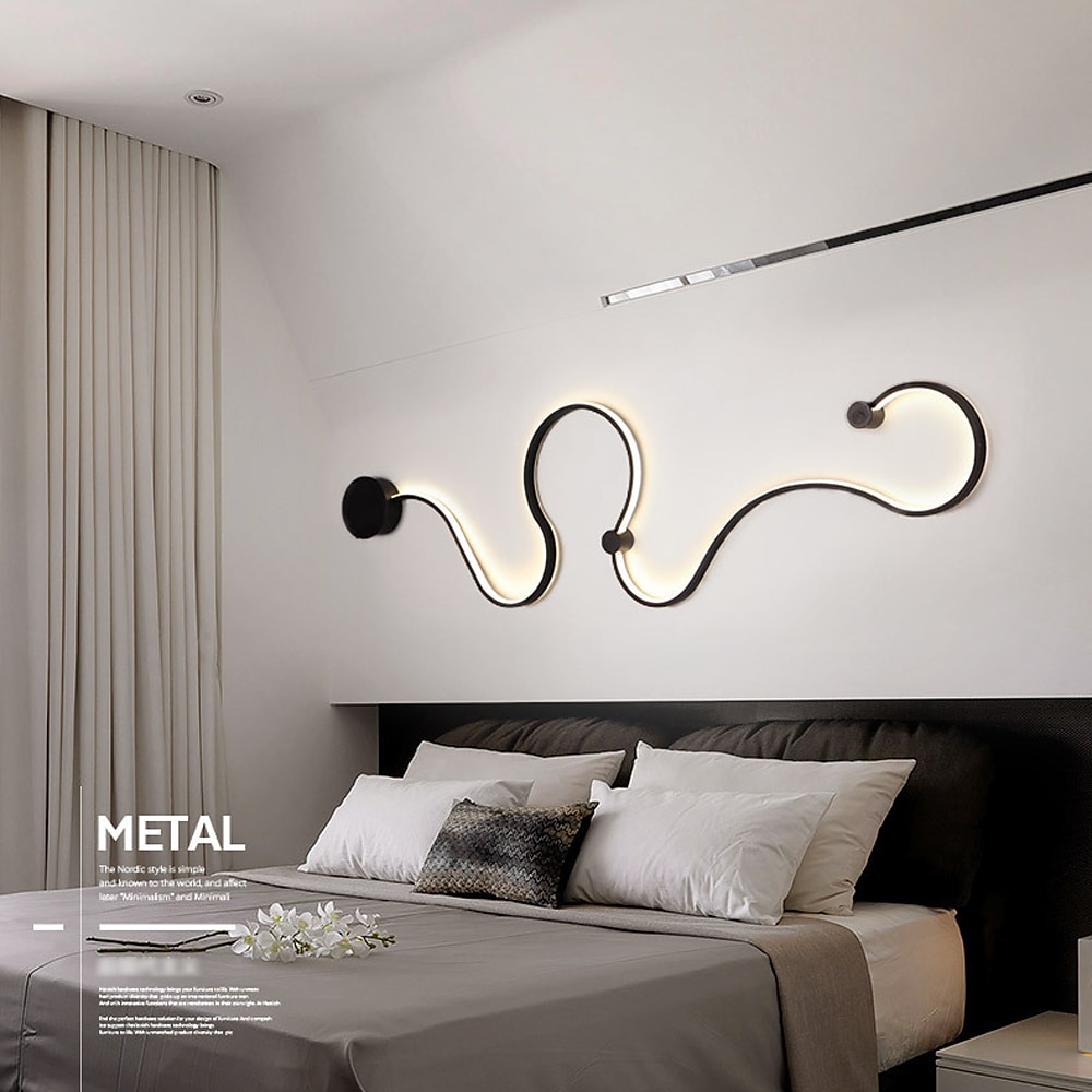 Lightinthebox oogbescherming moderne led wandlampen diy combinatie woonkamer kantoor aluminium wandlamp ip44 30/33/42 w 2025 - $222.11 –P14