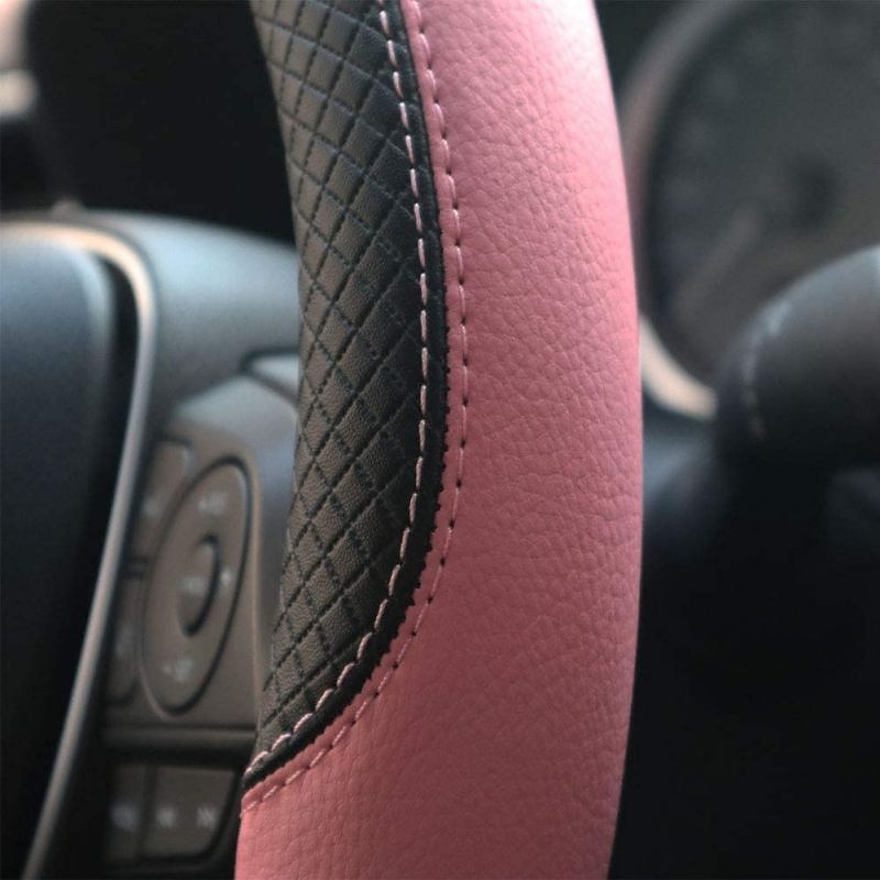 coprivolante per auto in pelle universale antiscivolo da 15 pollici&amp;amplificatore; inodore del 2025 a $27.99 –P5