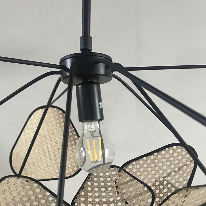 60/80/100 cm sputnik design lámpara colgante led metal estilo vintage sputnik acabados pintados vintage country 220-240v 2025 - $279.99 –P6