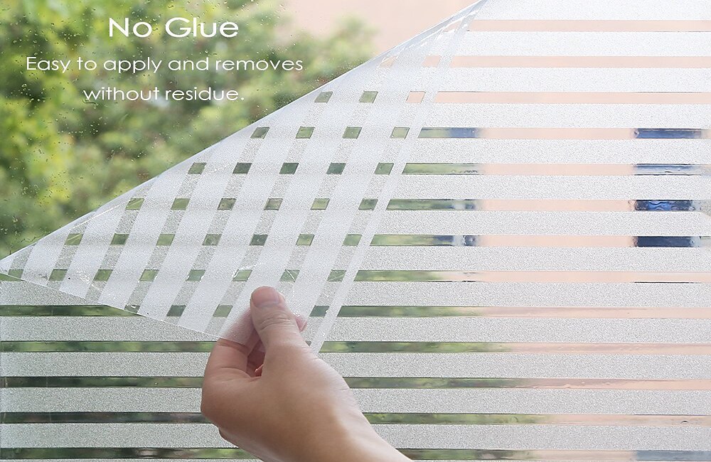 Glass Window Film Frosted Static Privacy Self Adhesive Film Anti-UV Opaque Decor Window Stickers for Bedroom Kitchen Office 100X45cm 2025 - $9.49 –P4