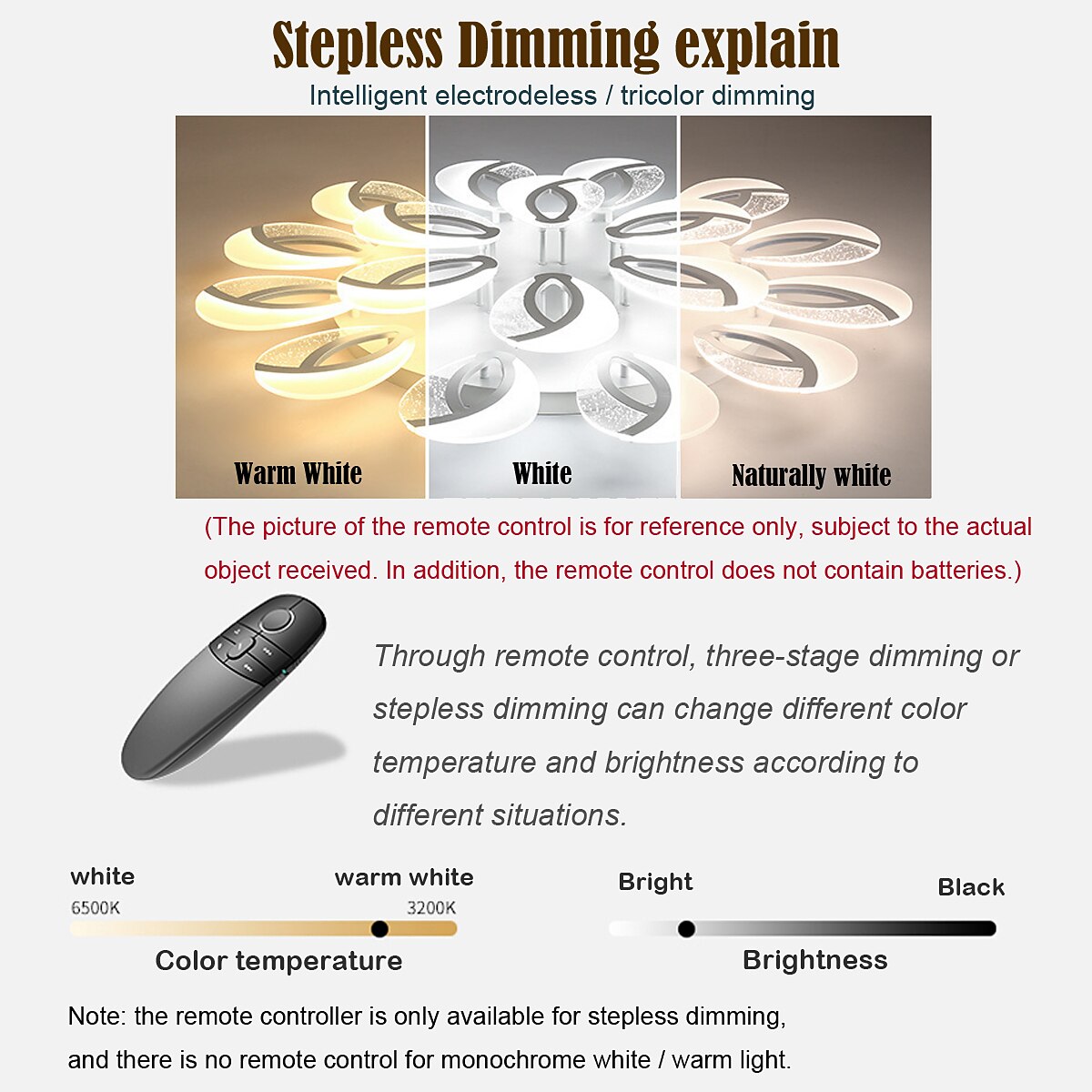 2026年 バブルアクリル　モダン　調光可能　シーリングライト　led　フラッシュマウント　孔雀尾　led　天井　ランプリモコン付き　リビングルーム　寝室　ダイニングルーム　ac110v220v　フラワーデザイン  コレクション – $170.99 –P2