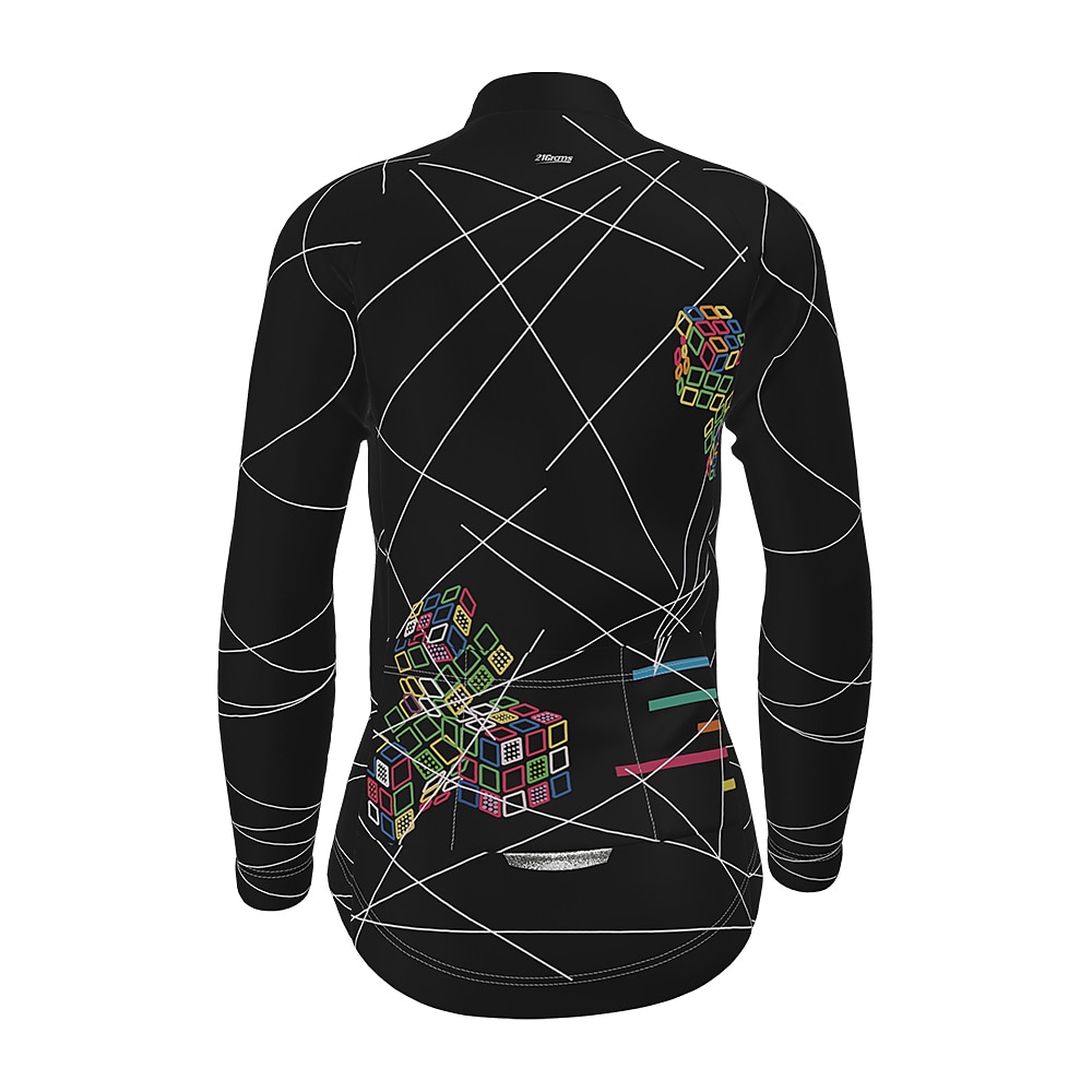 Per donna Manica lunga Maglia con pantaloni da ciclismo Gonna da ciclismo Estate Licra Poliestere Verde Nero Viola Divertente Bicicletta Completo tuta Pad 3D Traspirante Resistente ai raggi UV del 2025 a $51.99 –P4