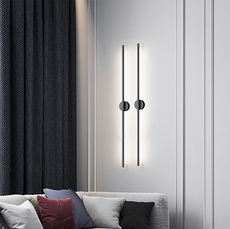 1-light led indoor wandlampen nordic stijl inbouw wandlampen moderne eenvoudige woonkamer winkels/cafes acryl wandlamp 110-120v 220-240v 2025 - $141.99 –P8