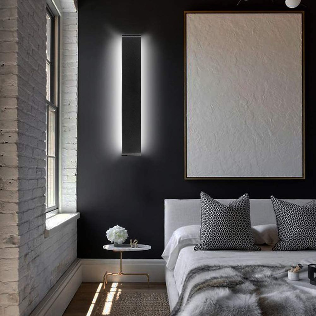 lightinthebox 1-luce 31/46/61cm applique da parete a led antiriflesso design opaco applique da parete per interni apparecchi in stile moderno luci della camera da letto del bagno 10w 16w 22w del 2025 a $42.99 –P1