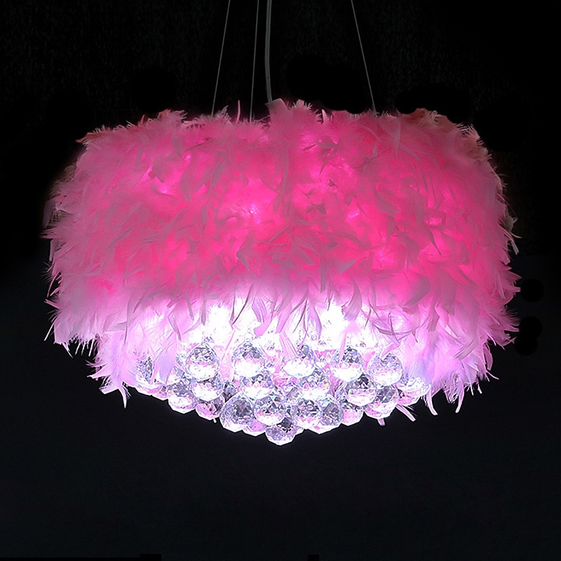 40/50 cm jedinečné závěsné světlo LED design lustr kovové peří galvanicky moderní moderní 220-240v 2025 - $206.39 –P17