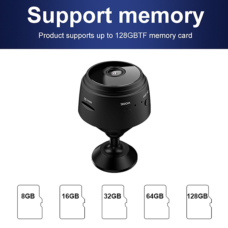 A9 Mini Camera 1080P IP Camera IR Night Magnetic Wireless Voice Video Surveillance Wifi Smart Home Security Camera with Safe Motion Detection Alarm Function Infrared Night Vision 2025 - $25.99 –P12