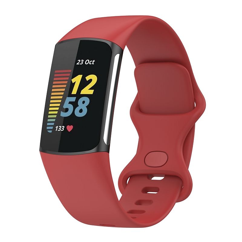 2025年 時計バンド のために Fitbit Charge 5 シリコーン 置換 ストラップ ソフト 高通気性 リストバンド  コレクション – $11.99 –P16