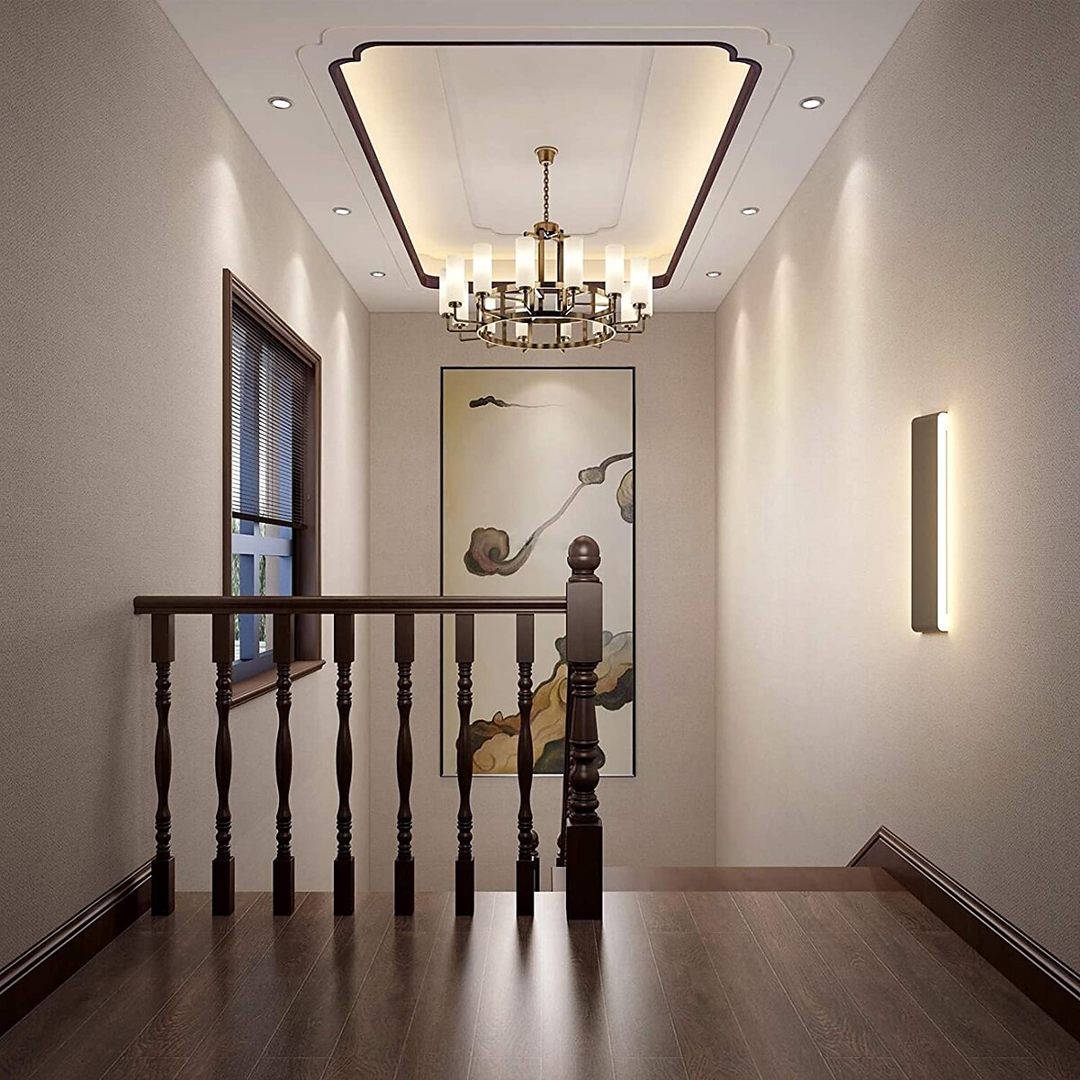 lightinthebox 1-luce 31/46/61cm applique da parete a led antiriflesso design opaco applique da parete per interni apparecchi in stile moderno luci della camera da letto del bagno 10w 16w 22w del 2025 a $42.99 –P6