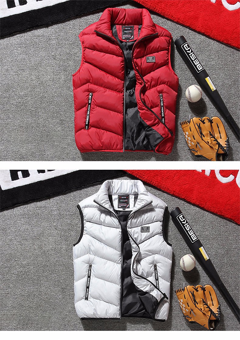 Herren Puffer Weste Weste Steppweste Strickjacke Outdoor Strasse Täglich Ausgehen Strassenmode Sport Herbst Winter Tasche Full Zip Polyester warm halten Atmungsaktiv Feste Farbe Reisverschluss 2025 - $31.99 –P9