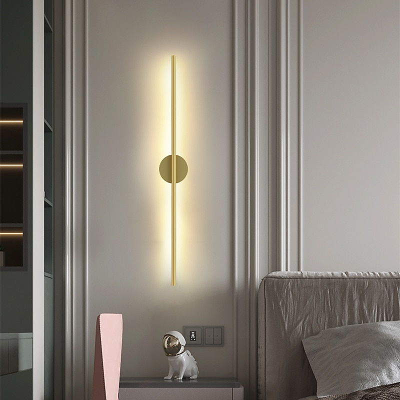 1-light led indoor wandlampen nordic stijl inbouw wandlampen moderne eenvoudige woonkamer winkels/cafes acryl wandlamp 110-120v 220-240v 2025 - $141.99 –P3
